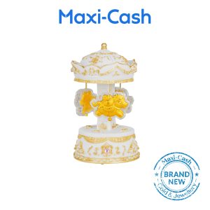 Triple Blessings Carousel in 999 Gold