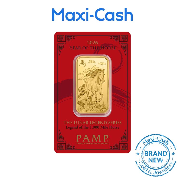 Year of the Horse PAMP 999 Gold Bar (1oz)