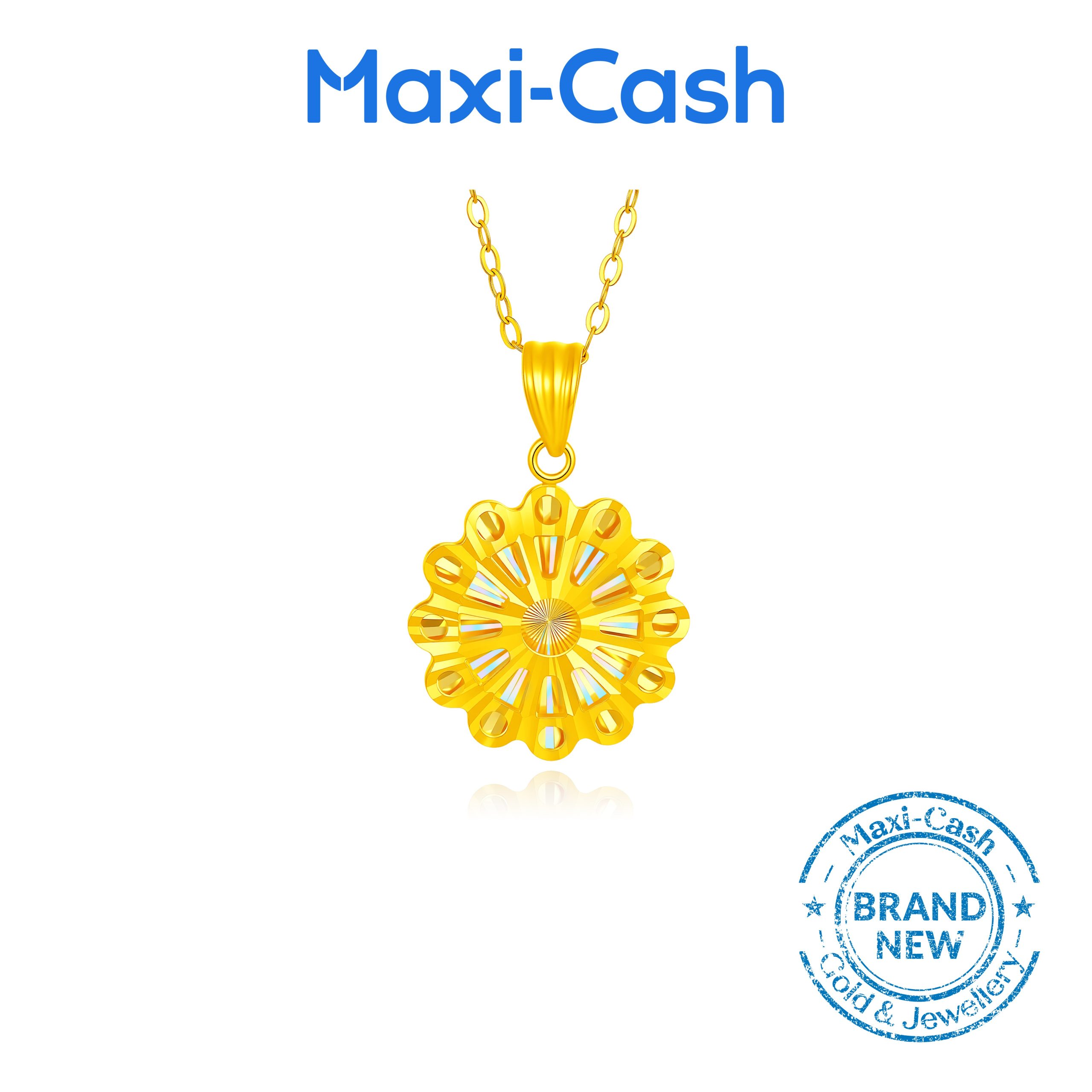 Halo of Iridescence Pendant in 916 Gold