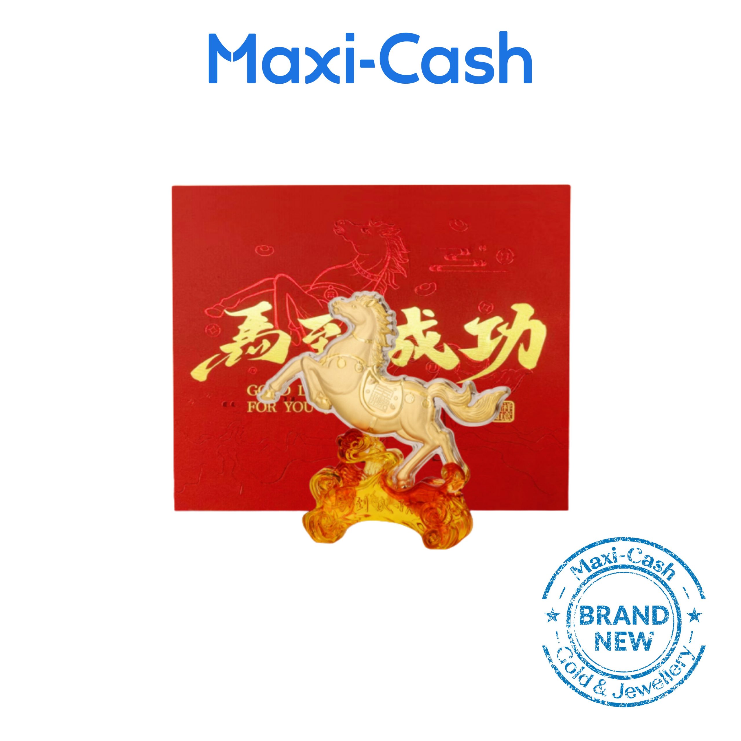 Golden Gallop Horse in 999 Gold - Image 2