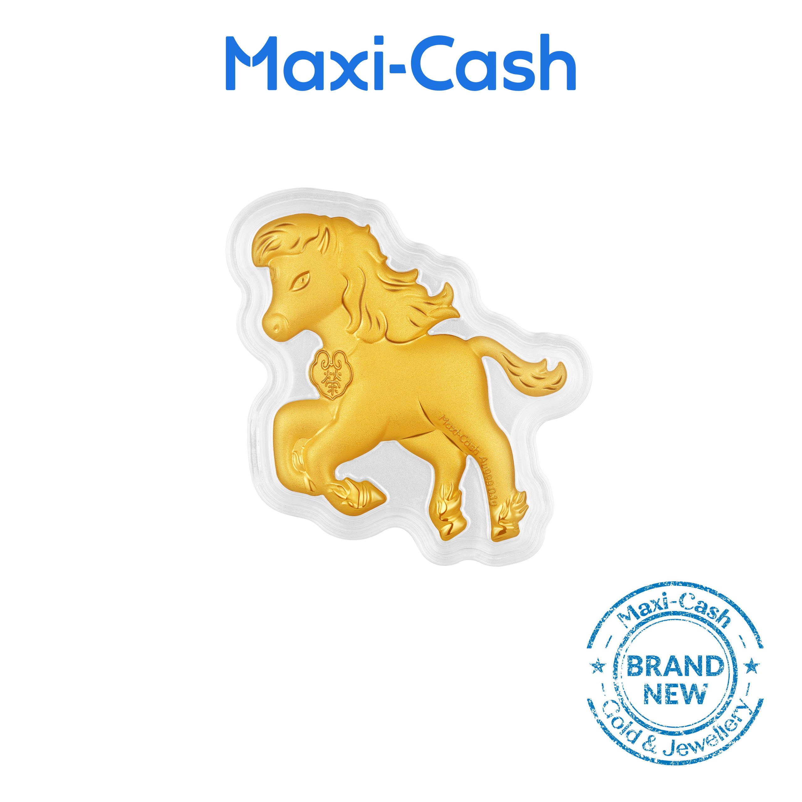 [Pre-Order] MediaCorp 骏马 Jùn Mǎ Pure Gold Coin in 999 Gold