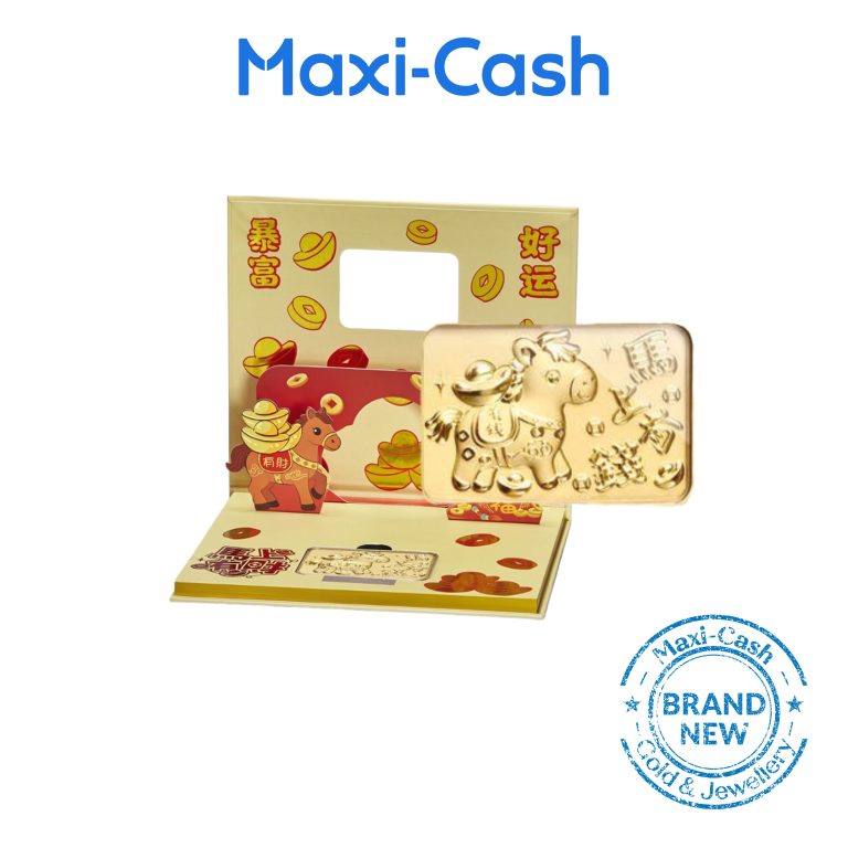 Fortune Bearer Horse Gold Bar in 999 Gold