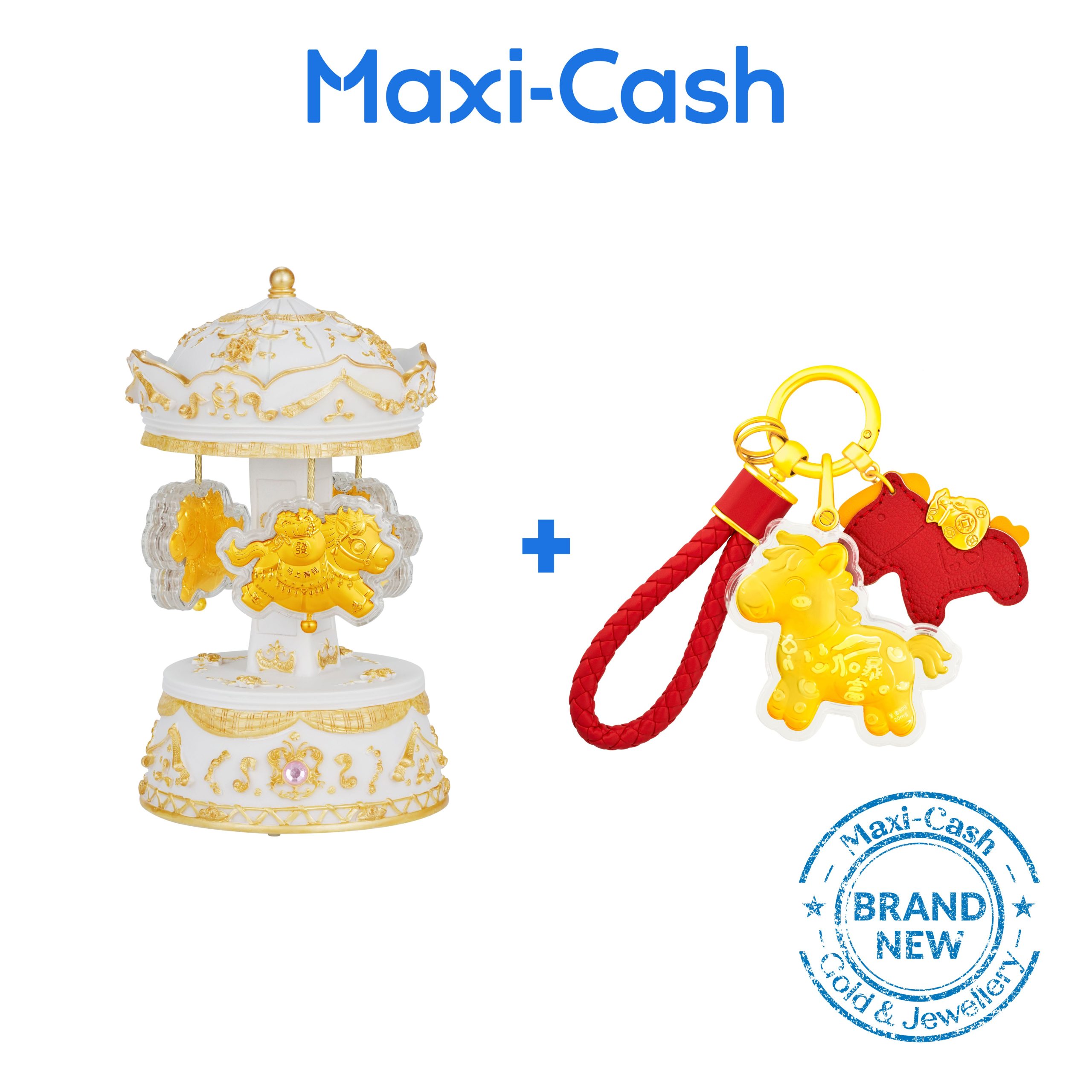 Fortune Carousel Bundle in 999 Gold