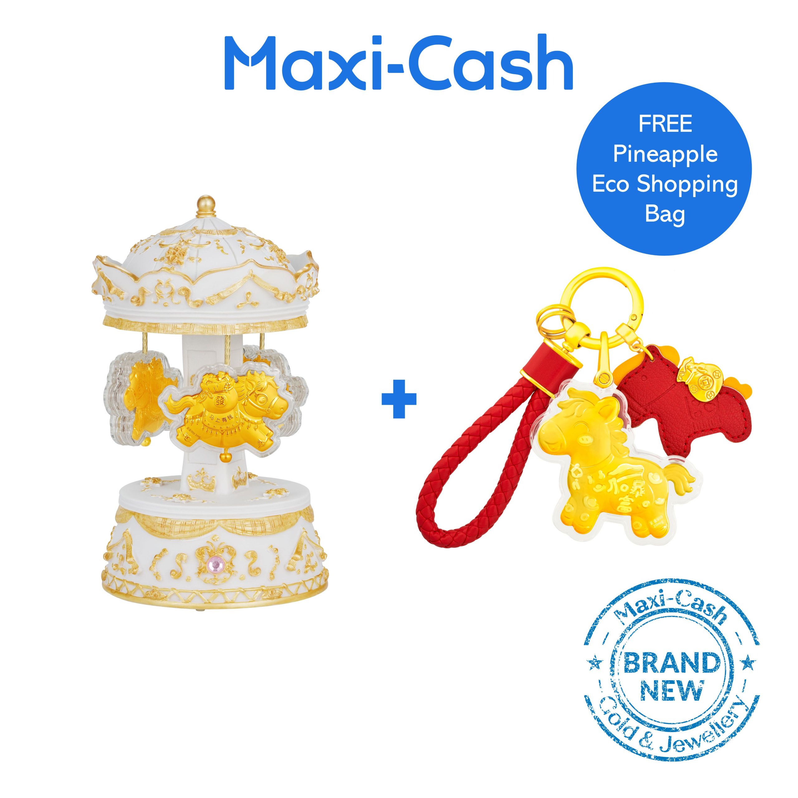 Fortune Carousel Bundle in 999 Gold