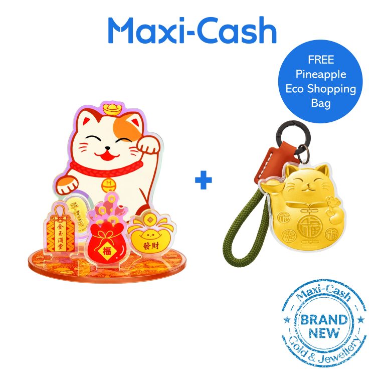 Fortune Cat Bundle in 999 Gold