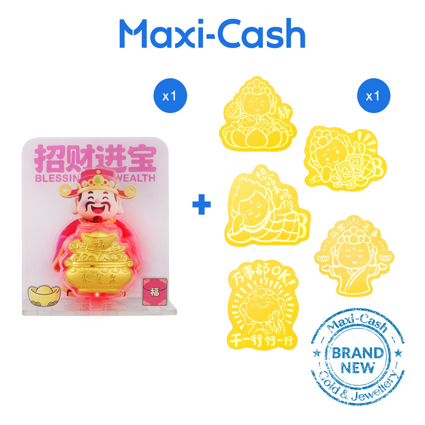 Lucky Glow Bundle in 999 Gold