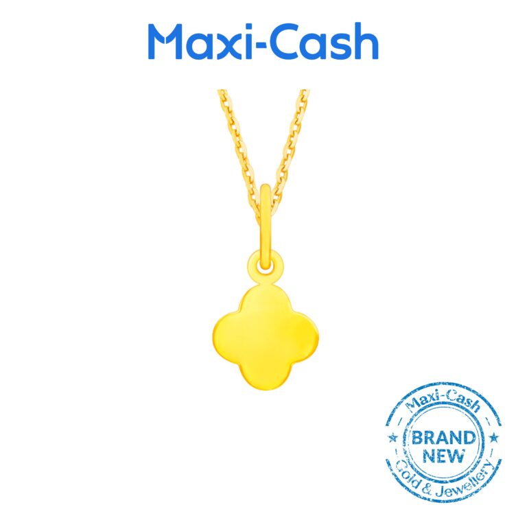 Lucky Clover Pendant in 916 Gold
