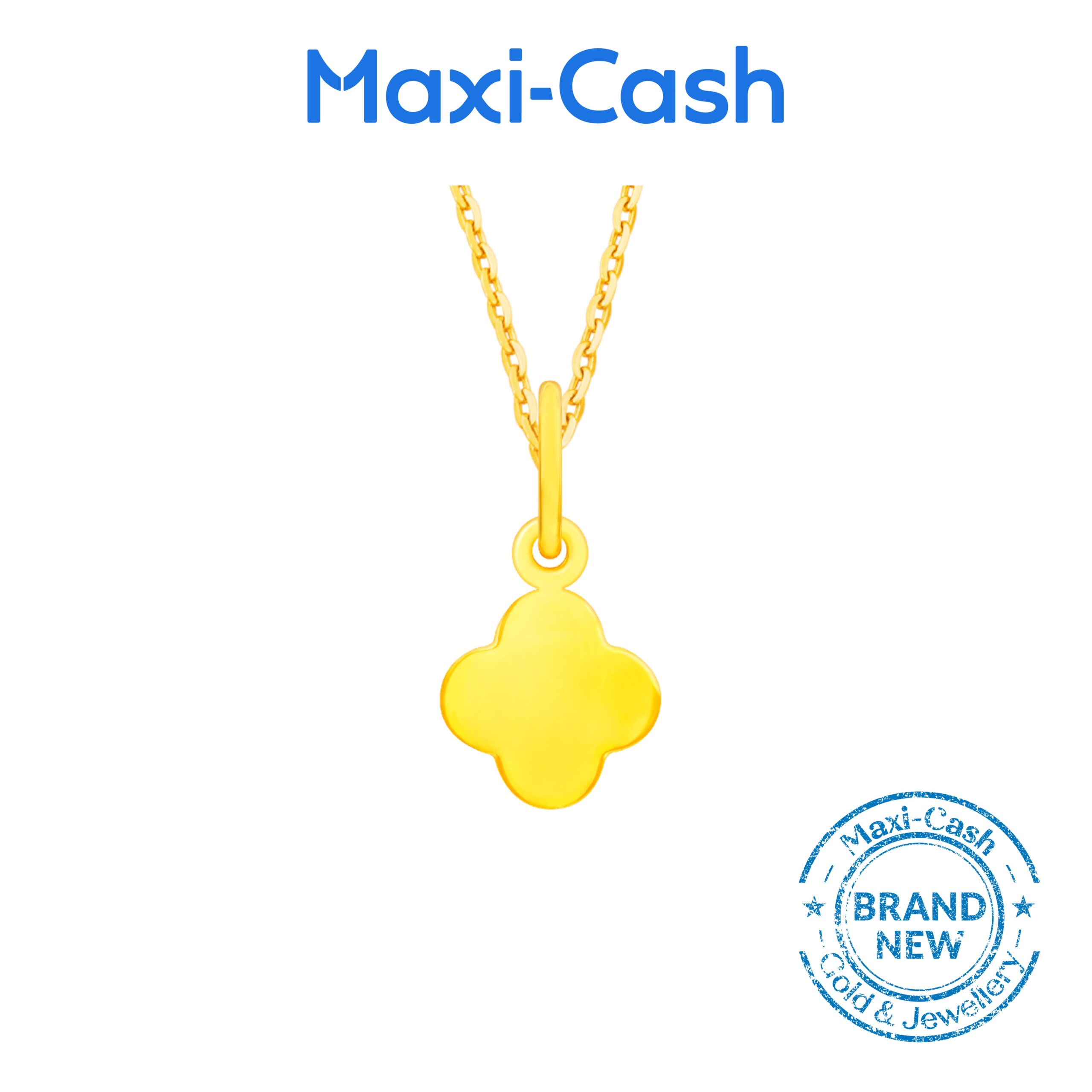 Lucky Clover Pendant in 916 Gold