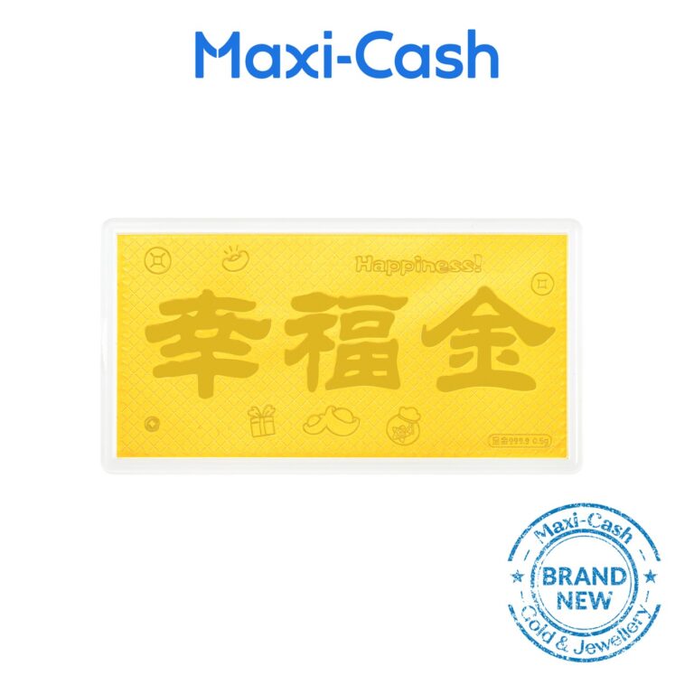 Happiness & Fortune Gold Bar in 999 Gold