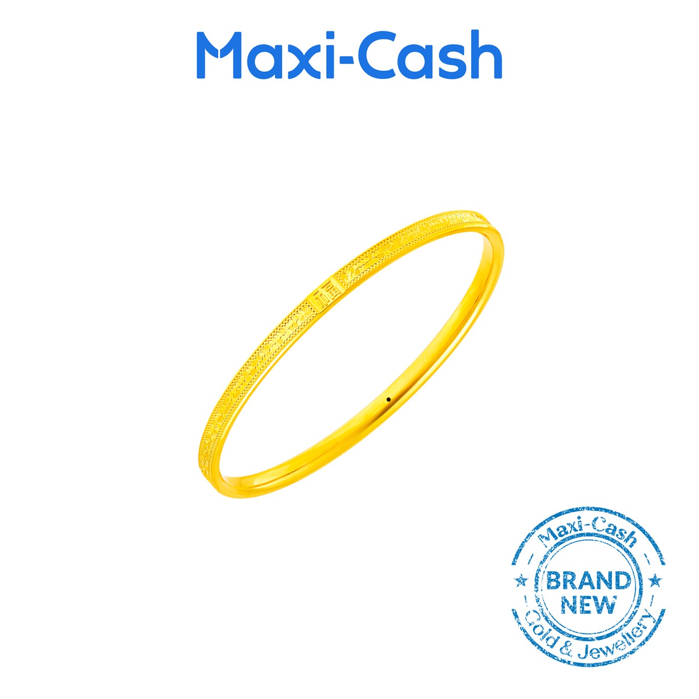 Endless Fortune Bangle in 999 Gold