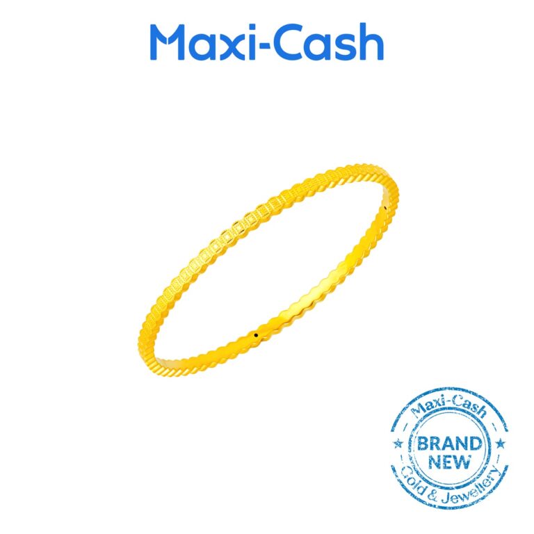 Fortune Lattice Bangle in 999 Gold